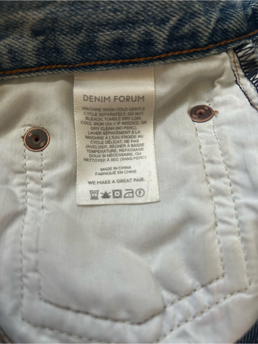 Denim Forum The Joni High Rise Loose 29L Straight Leg size 24 - Picture 12 of 15